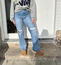 Jeans Wide leg trou