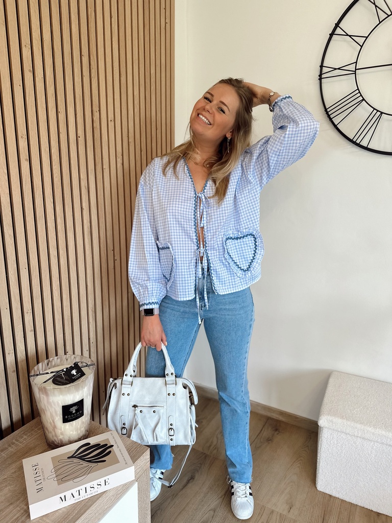Blouse Anaé bleue
