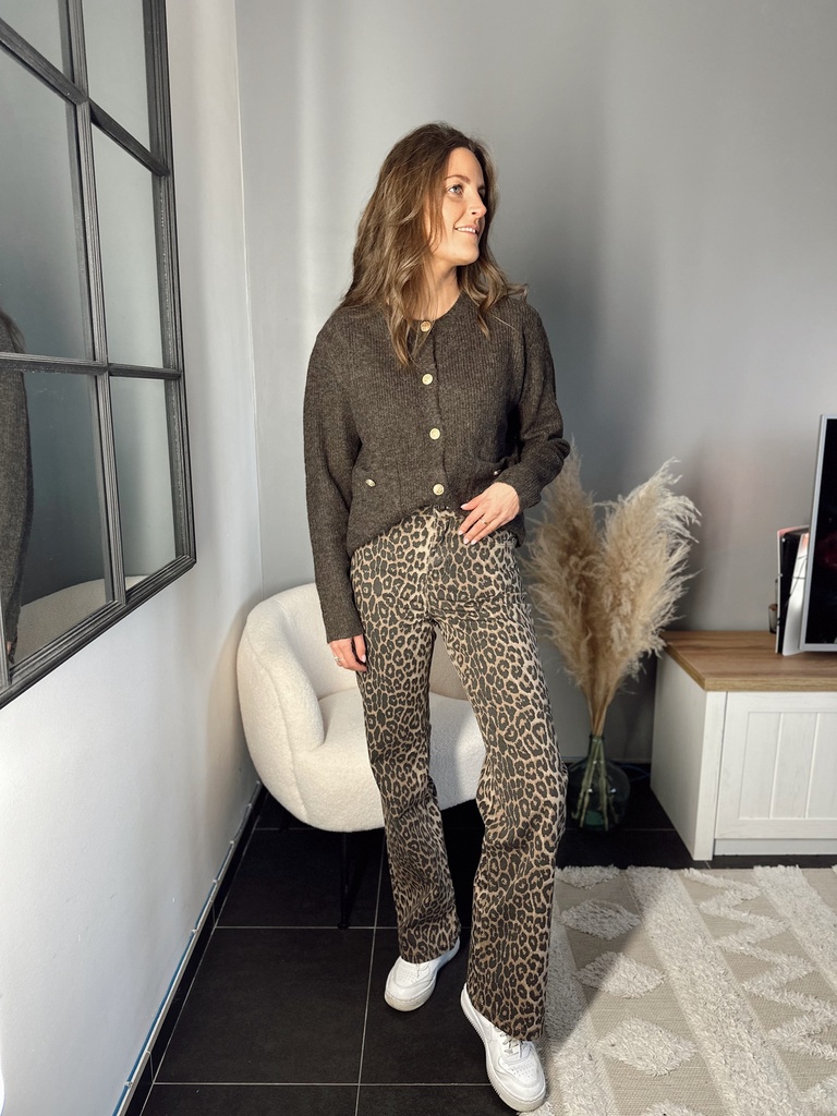 Pantalon léopard