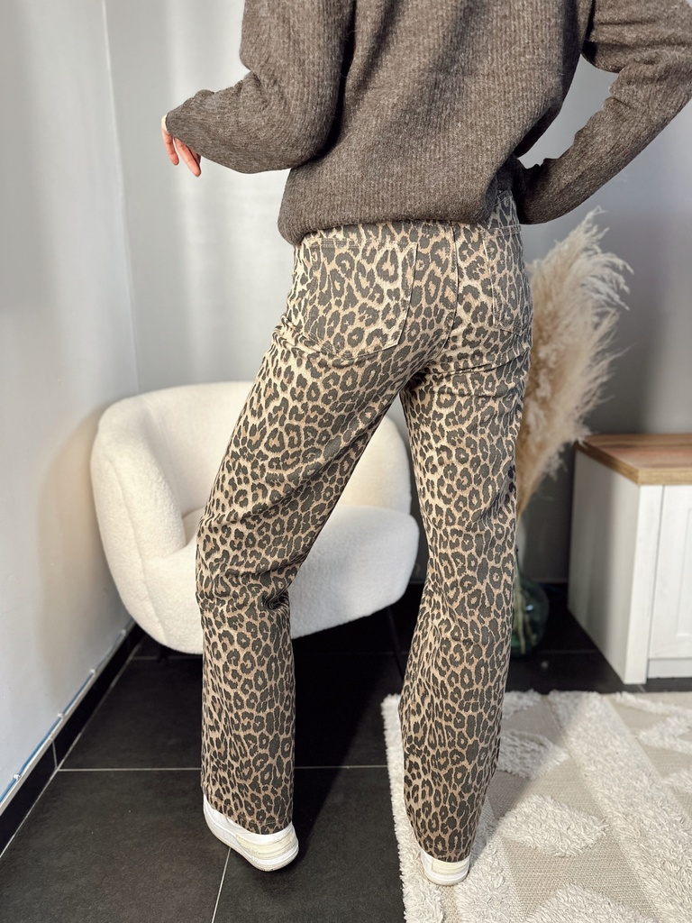 Pantalon léopard