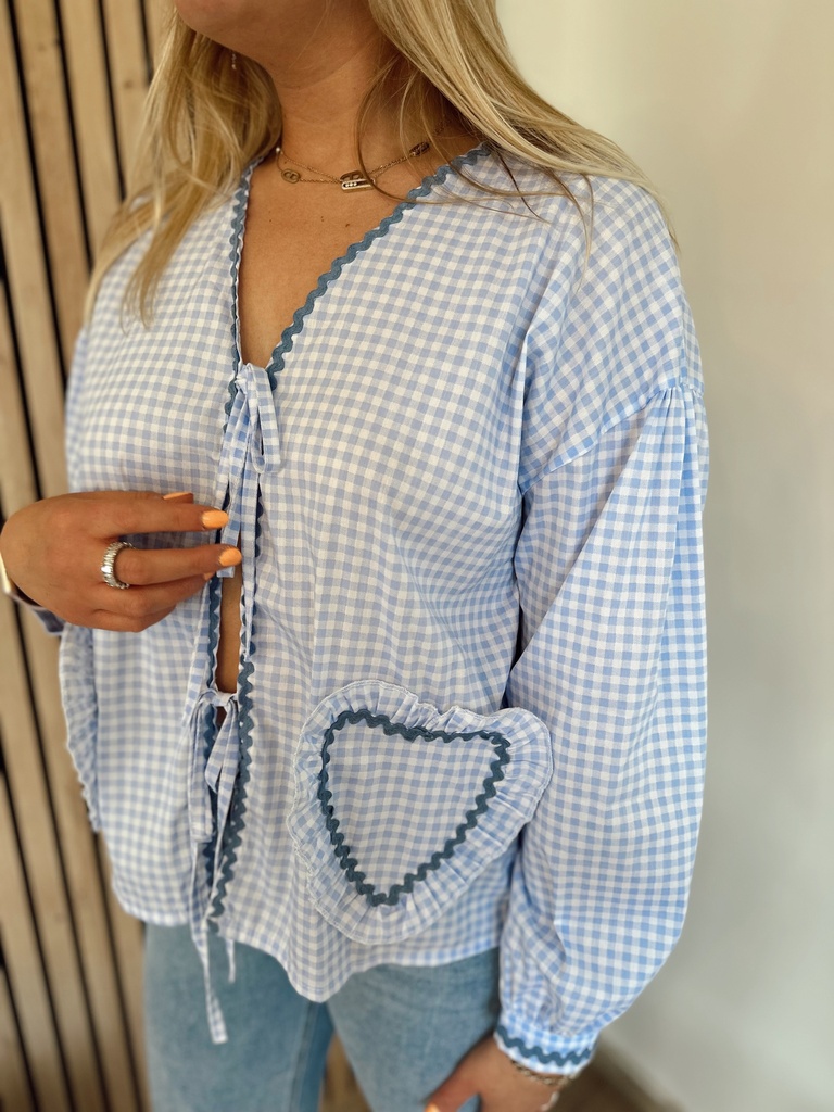 Blouse Anaé bleue