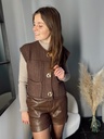 Gilet Aiylinn marron