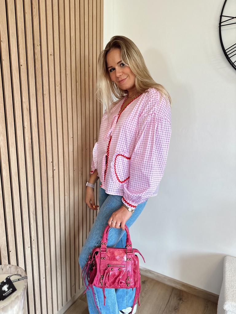 Blouse Anaé rose