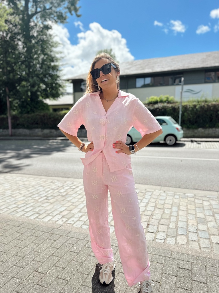 Pantalon Swann rose