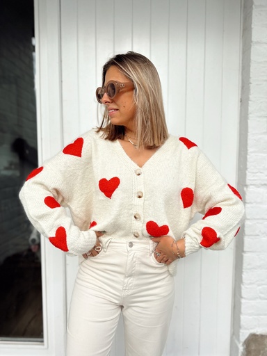 Cardigan Cœur