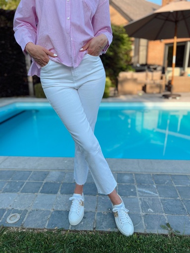 Pantalon droit blanc