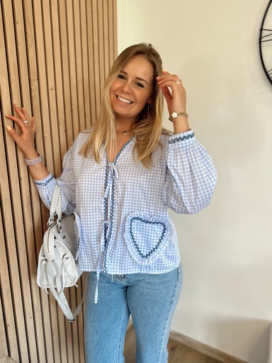 Blouse Anaé bleue