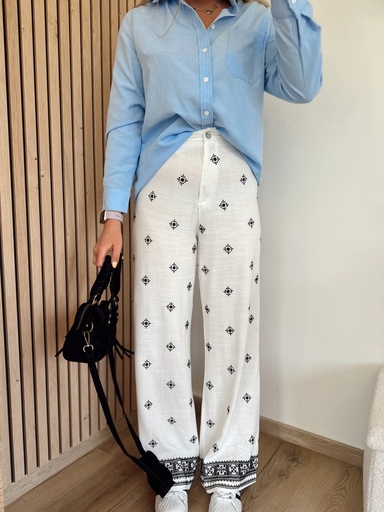 Pantalon Adriana blanc