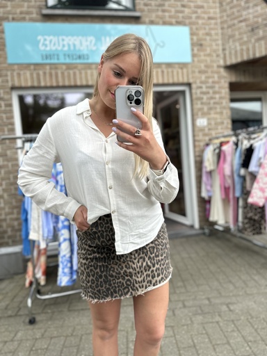 Chemise lin blanche