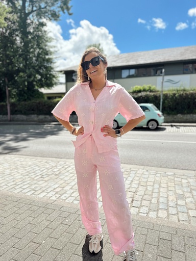 Pantalon Swann rose
