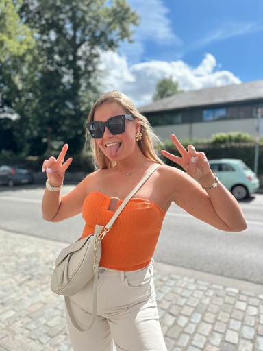Crop top orange